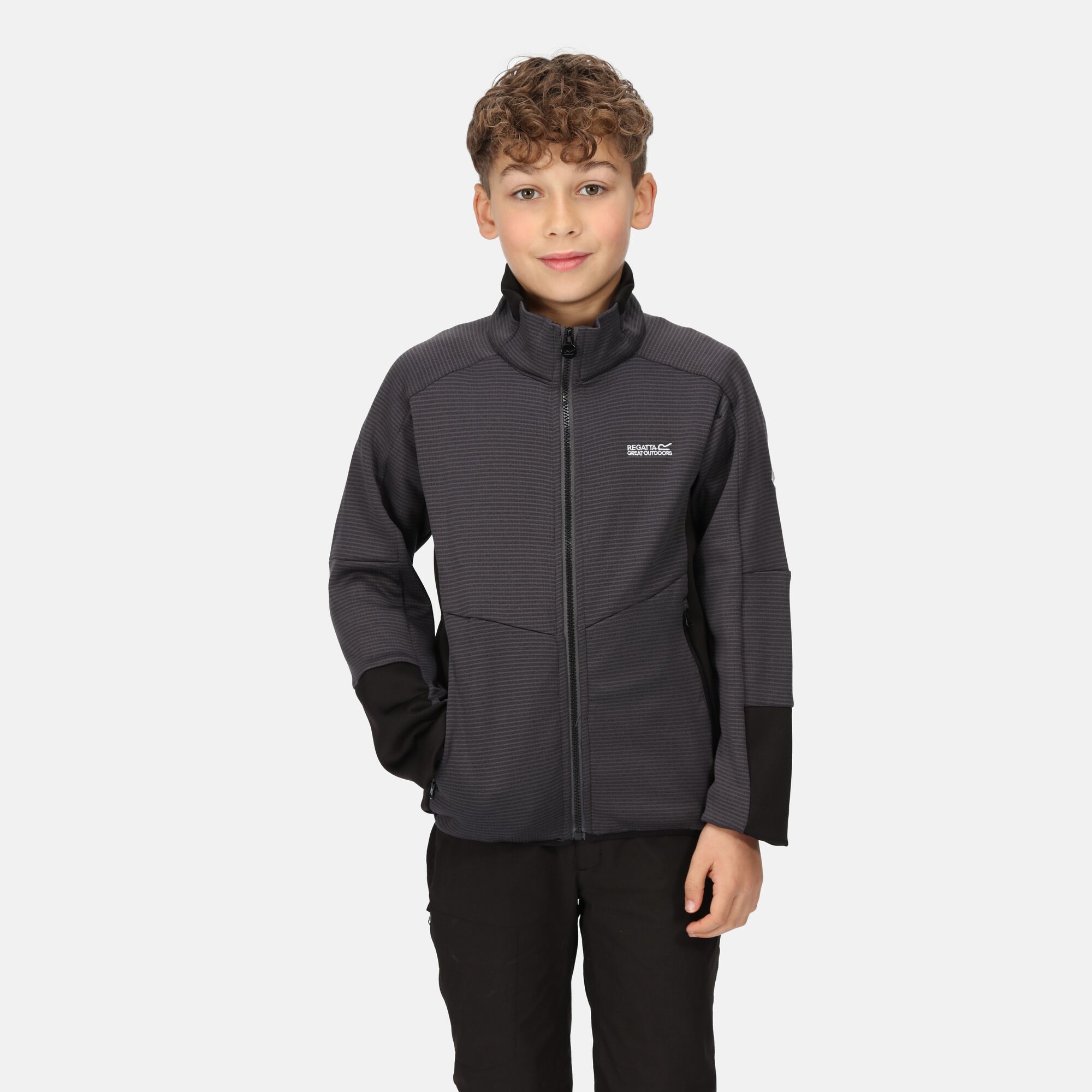 Kids' Highton Winter Full Zip III | Dark Grey Black