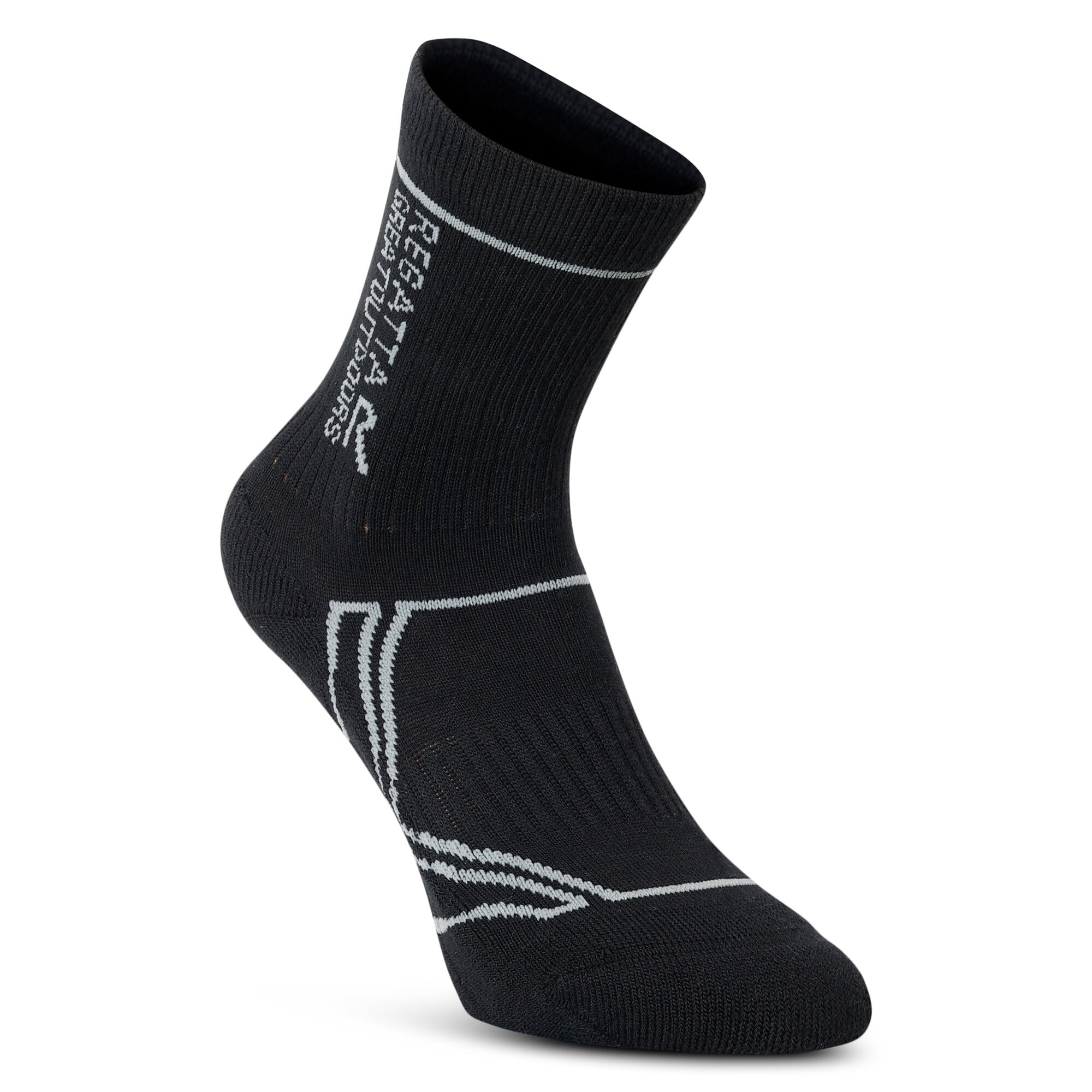 Kids 2 Season Coolmax Trek & Trail | Black Dark Steel