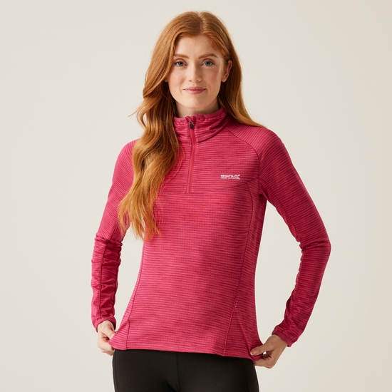 Women's Yonder II Half Zip Fleece | Deep Pink