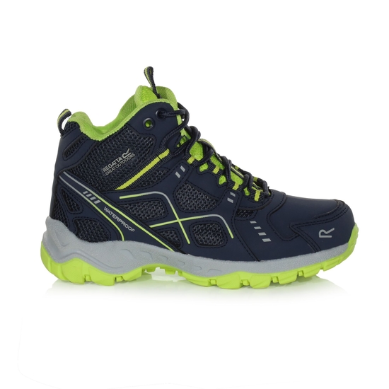 Kids' Vendeavour Walking Boots | Navy Lime Punch