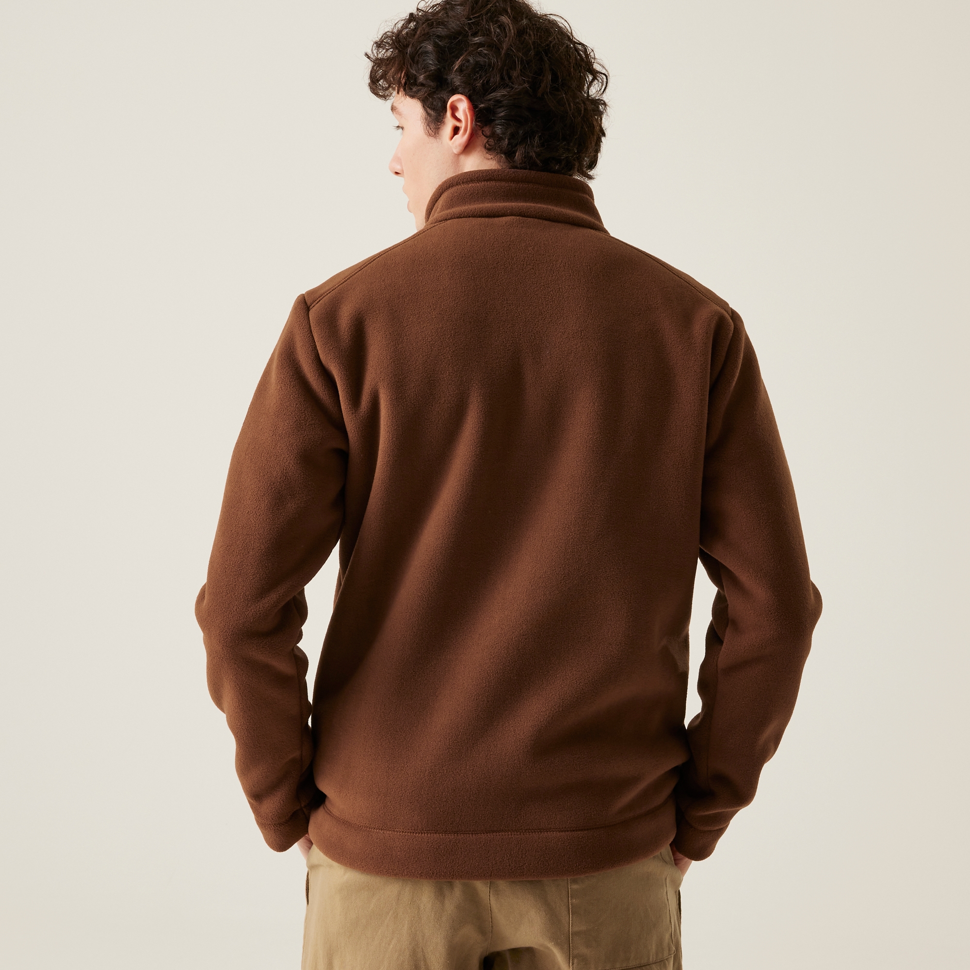 Men's Garrian II Full Zip Fleece | Dark Brown Black