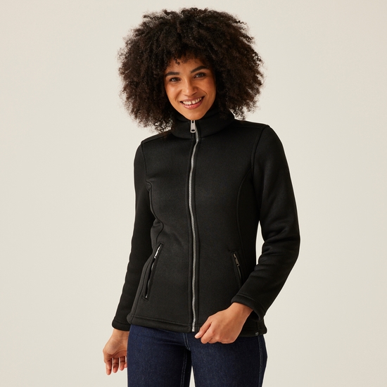 Women's Razia II Full Zip Bonded Fleece | Black Black
