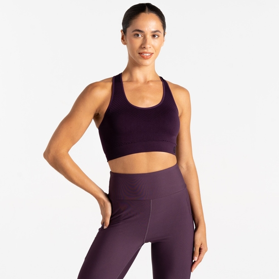 Women's Don't Sweat It III Sports Bra | Deep Plum