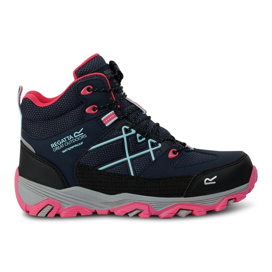 Kids' Samaris III Walking Boots | Navy Pink Potion