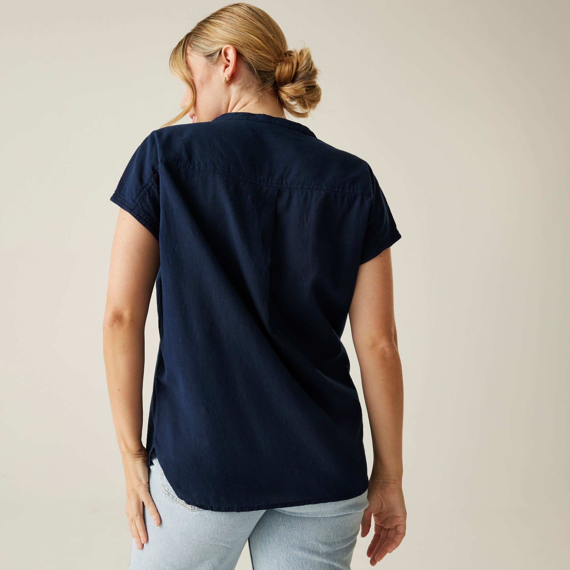Women's Rianne V Neck Shirt | Navy