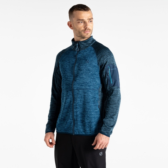 Men's Torrek Mountain Zip Through Fleece | Moonlight Denim