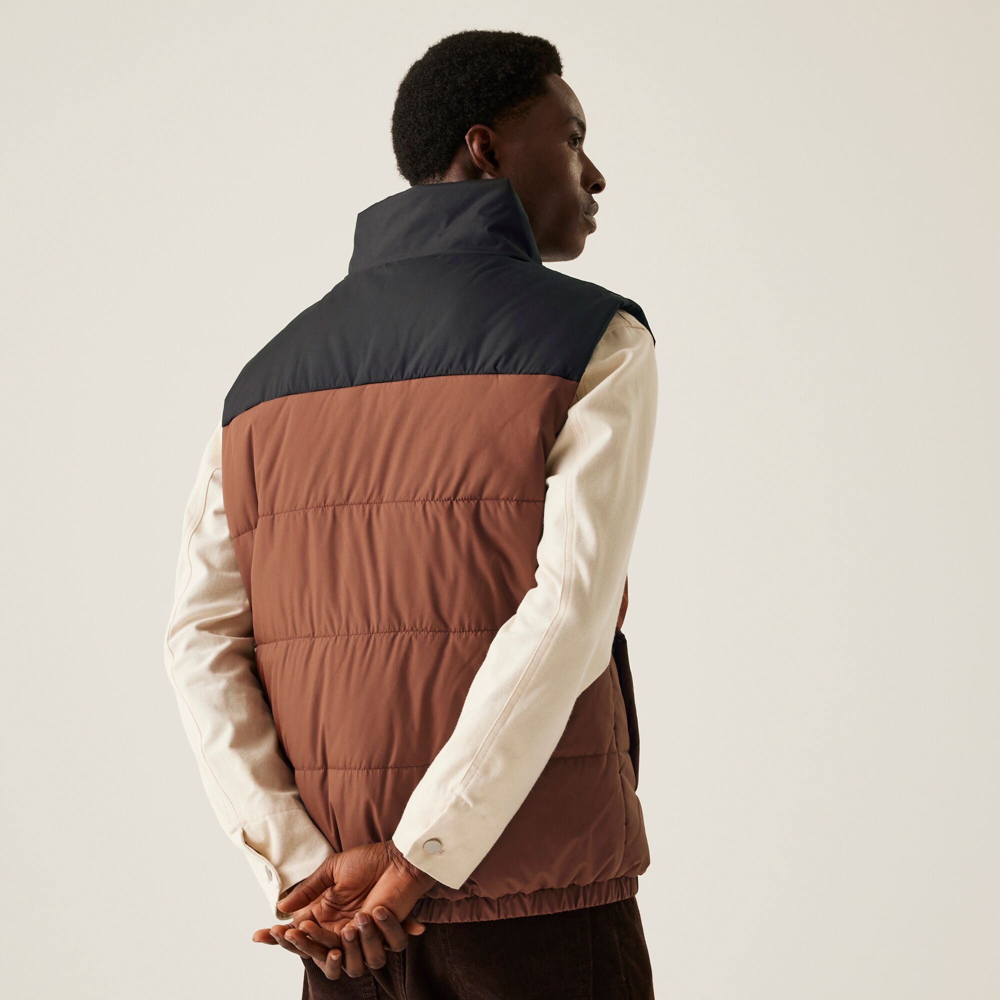 Men's Hawfinch Insulated Gilet | Dark Brown Black