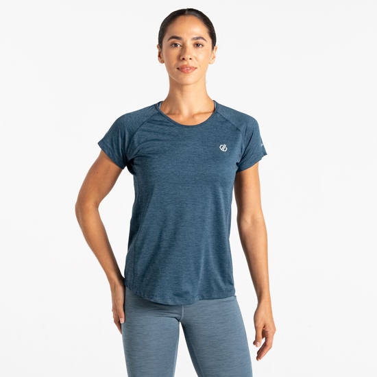 Women's Corral Lightweight T-Shirt | Moonlight Denim Marl