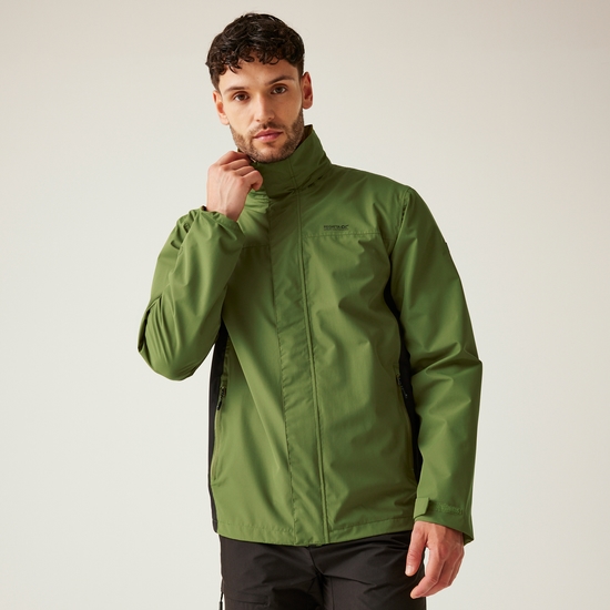 Men's Matt II Waterproof Jacket | Nephrite Green Black