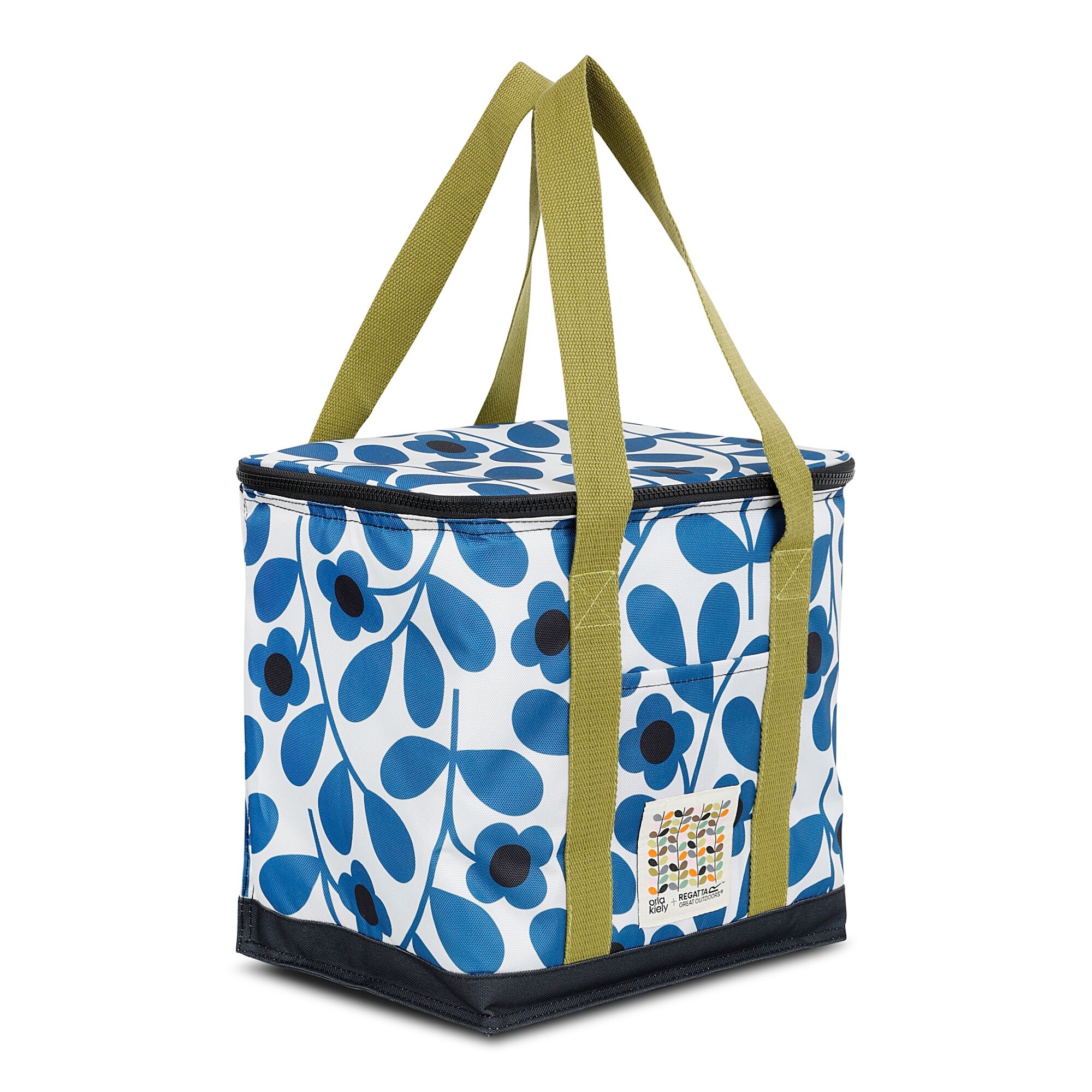 Orla Kiely 12L Coolbag | Jasmine Flower Blue