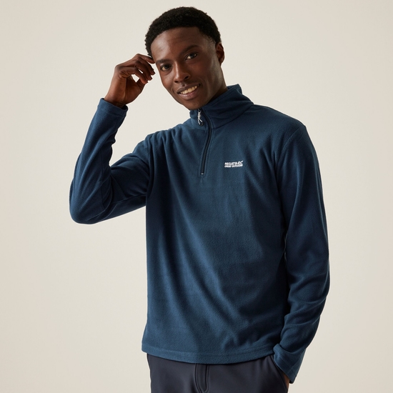 Men's Thompson Lightweight Half Zip Fleece | Admiral Blue