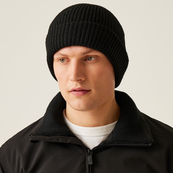 Men's Watch Knitted Hat | Black