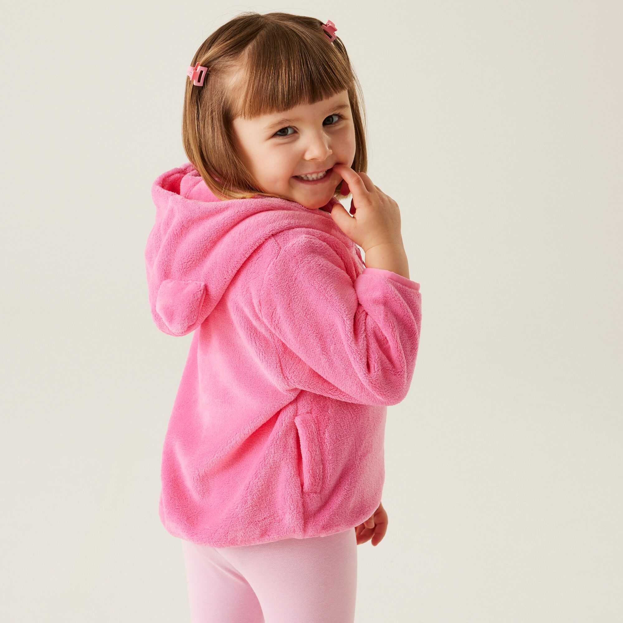 Kids' Animal Full Zip Fleece | Luna the Unicorn Sweet Pink