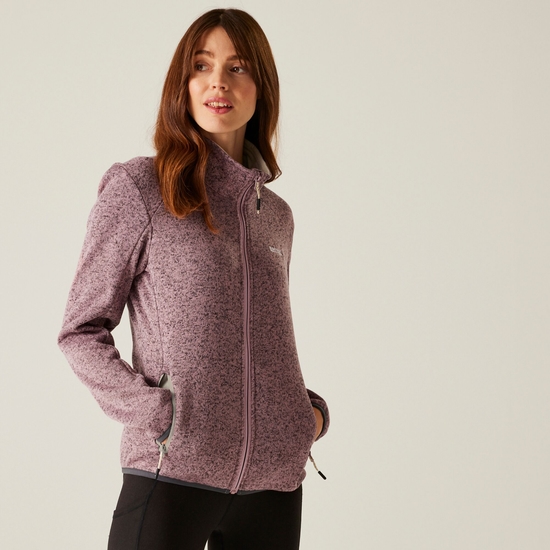 Women's Newhill II Full Zip Fleece | Lilas Light Vanilla