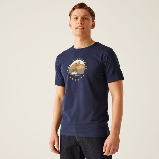 Men's Cline IX T-Shirt | Navy Park It