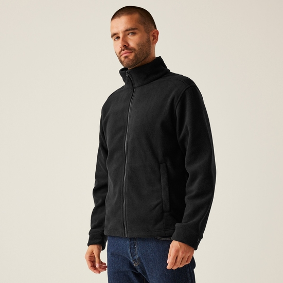 Men's Thor 350 Heavyweight Full Zip Fleece | Black