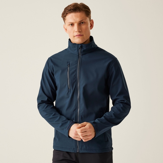 Men's Ablaze 3 Layer Softshell Jacket | Navy