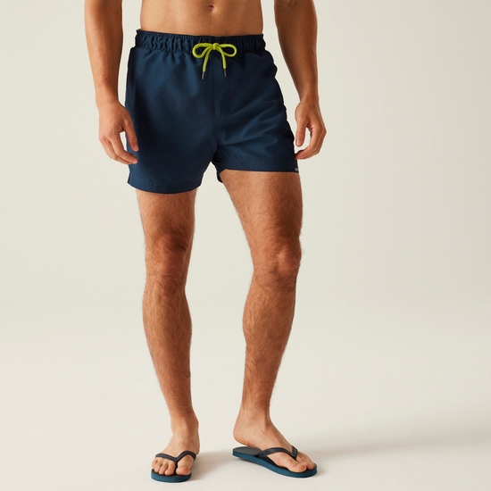 Men's Mawson III Swim Shorts | Navy Wild Lime