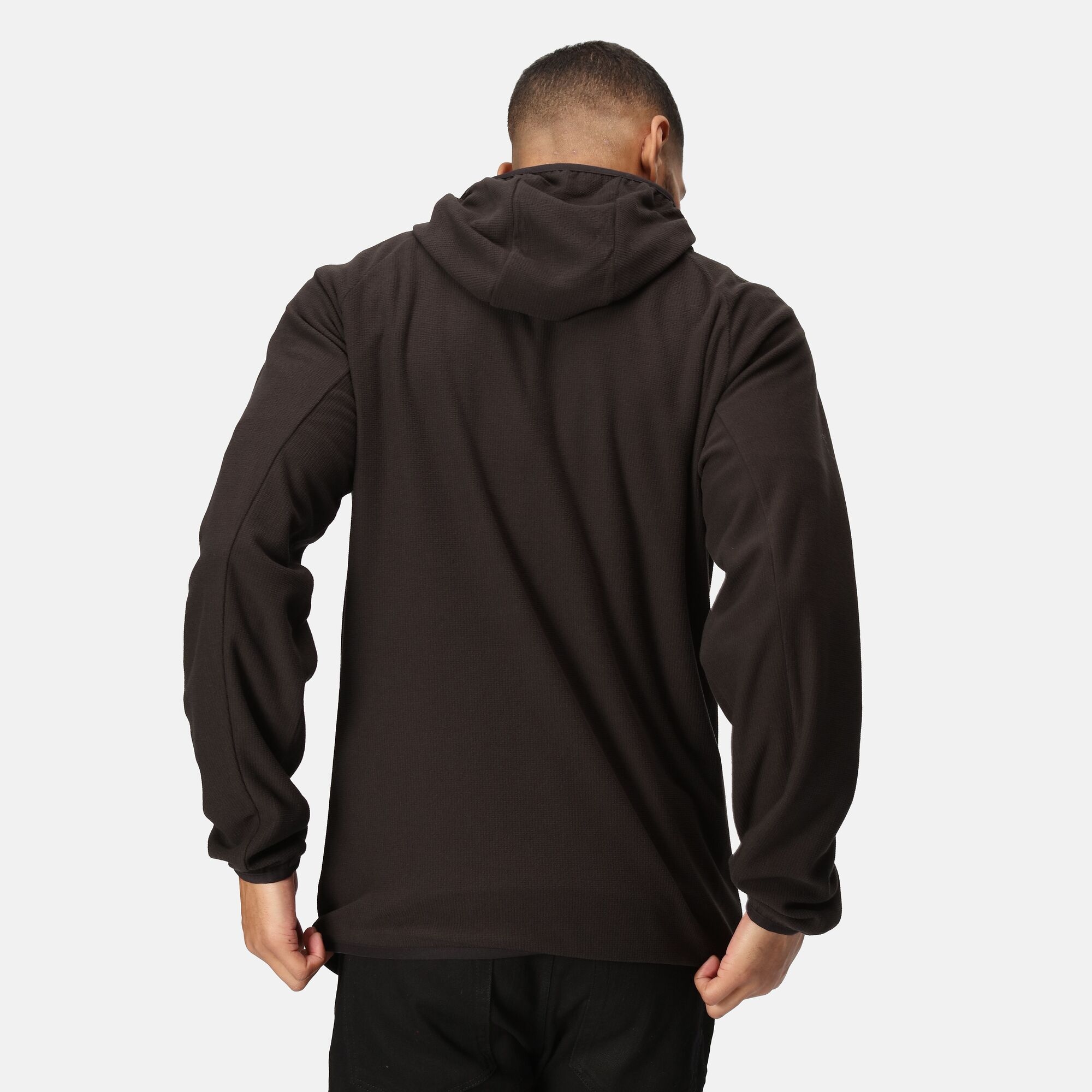 Men's Navigate Full-Zip Fleece | Black Classic Red