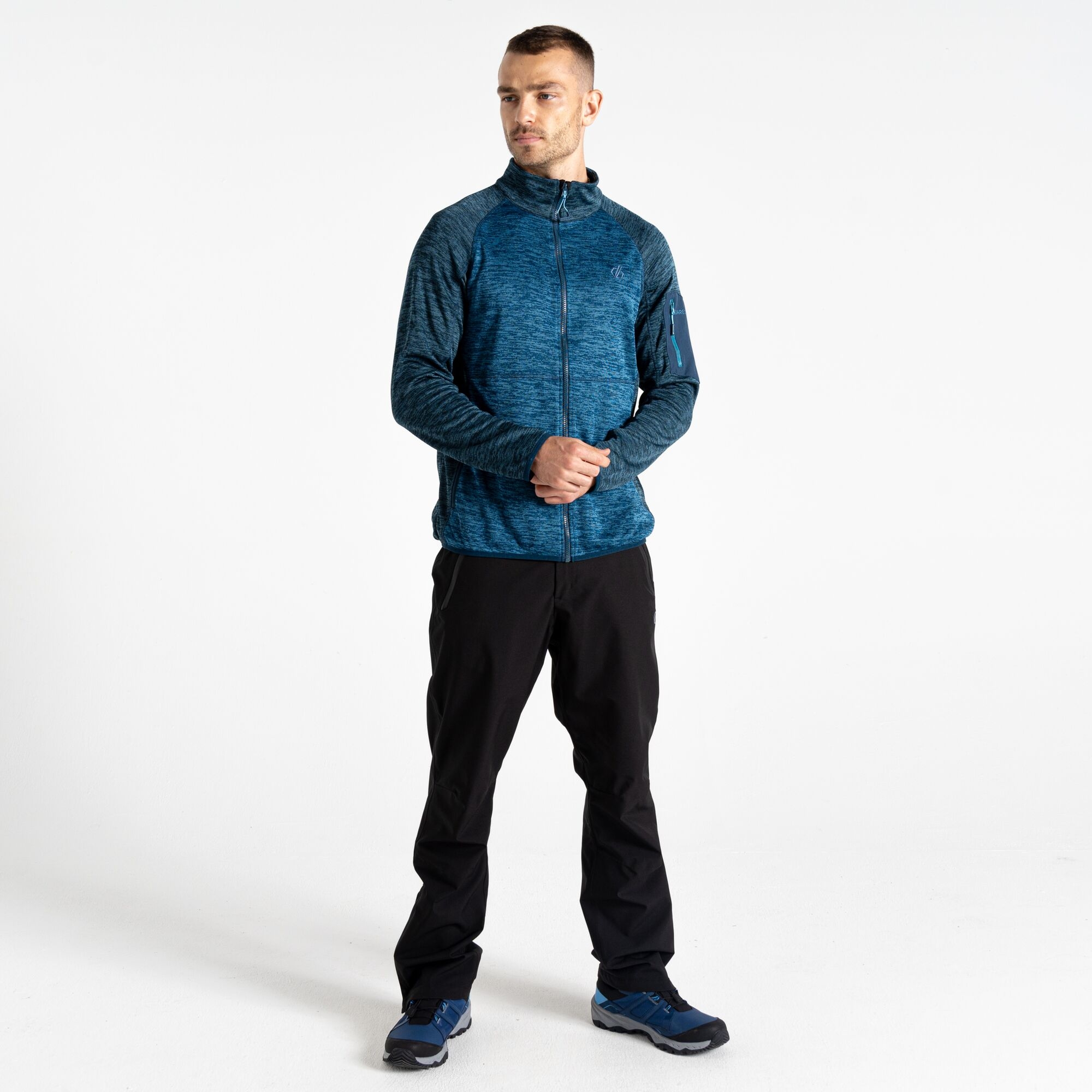 Men's Torrek Mountain Zip Through Fleece | Moonlight Denim