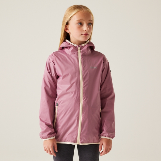 Kids' Lever II Waterproof Packaway Jacket | Lilas Light Vanilla