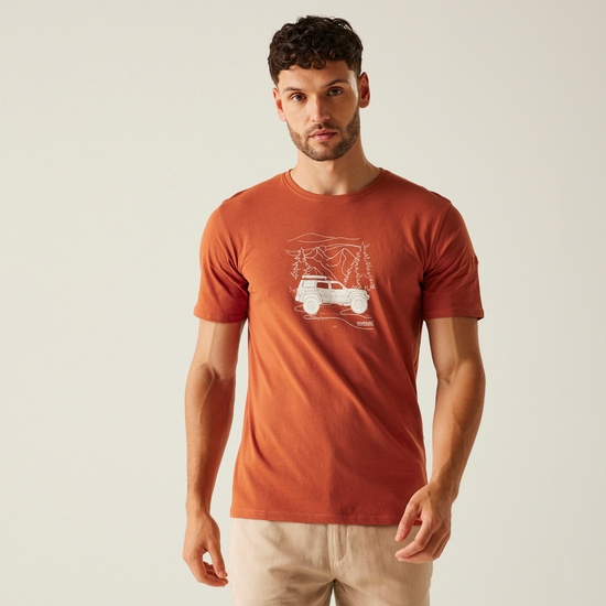 Men's Cline IX T-Shirt | Baked Clay Jeep