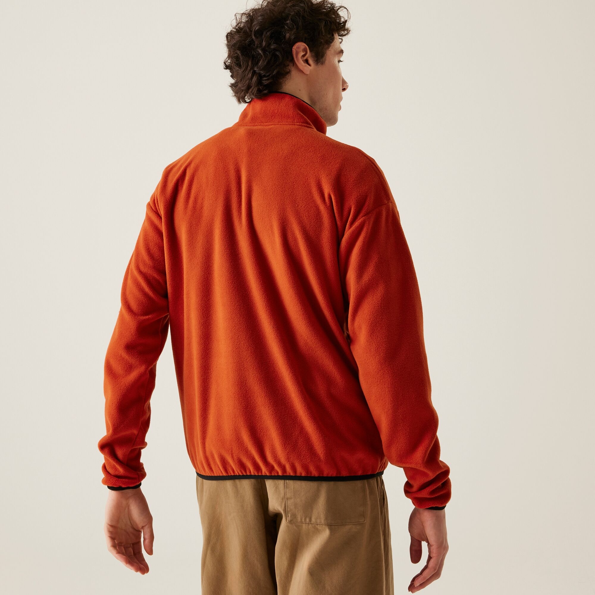 Men's Frankie Full Zip Fleece | Red Ochre