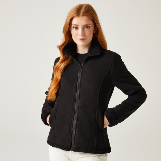 Women's Brandall Full Zip Heavyweight Fleece | Black Black