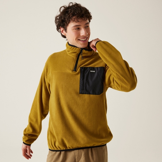 Men's Frankie Half Zip Fleece | Cumin