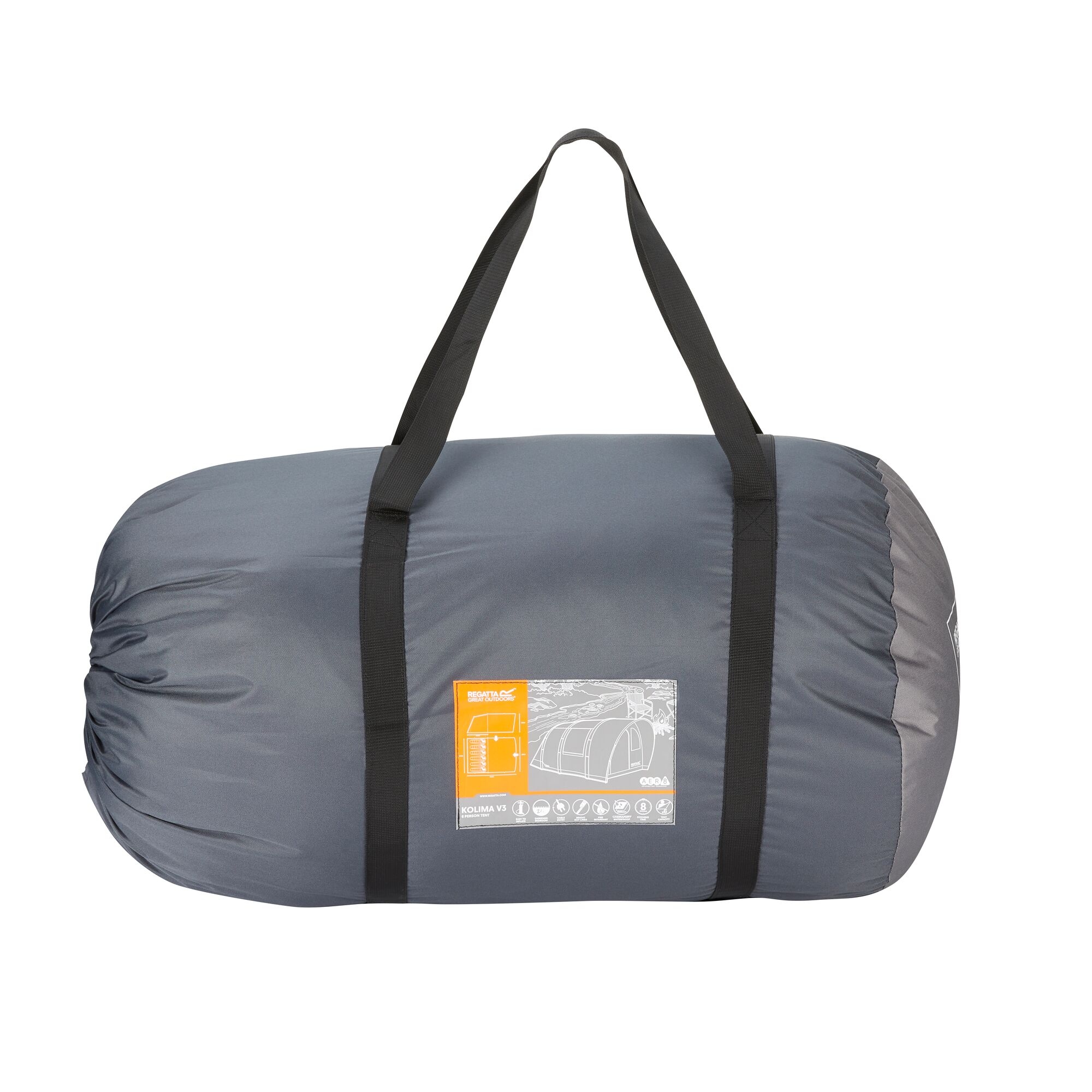 Kolima V3 6 Person Tent | Lead Grey Ebony
