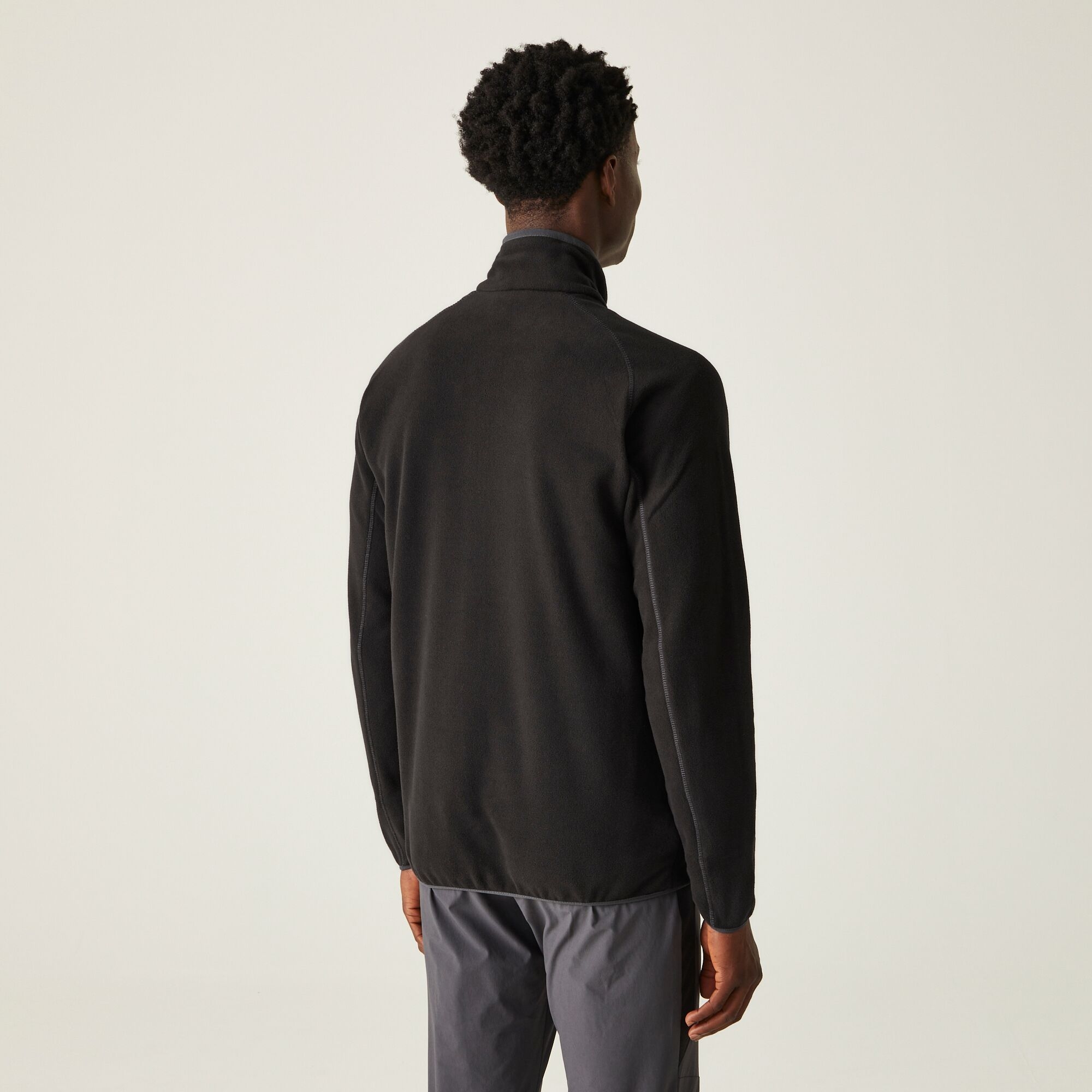 Men's Hadfield Full Zip Fleece | Black