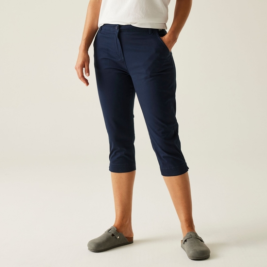 Women's Bayletta Capri Trousers | Navy