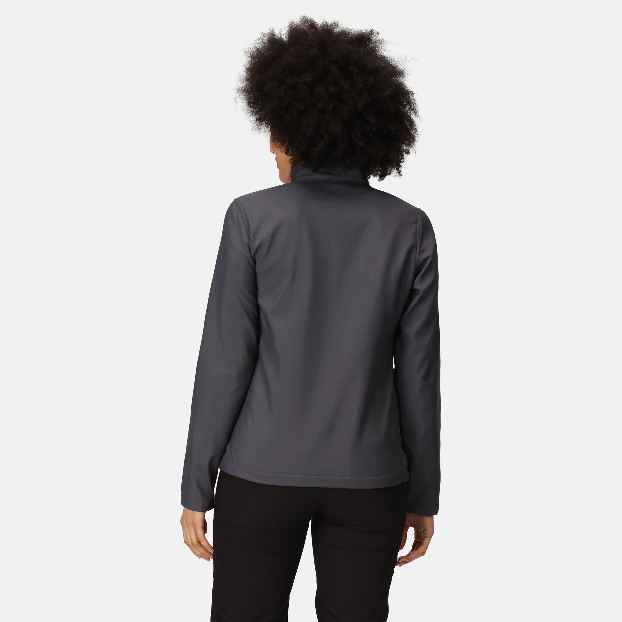 Women's Ablaze Printable Softshell Jacket | Seal Grey Black
