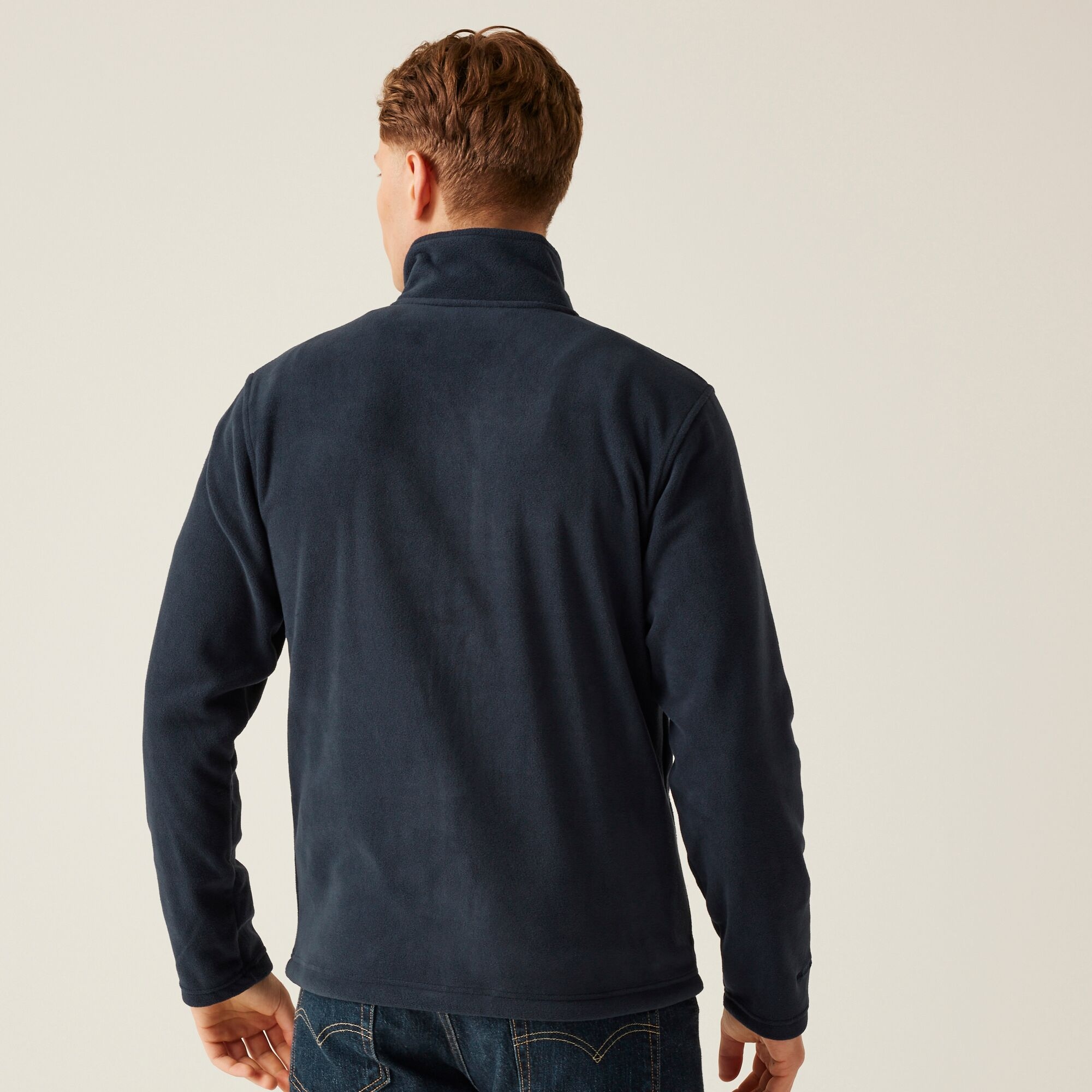 Men's Honestly Made Recycled Fleece Jacket | Navy