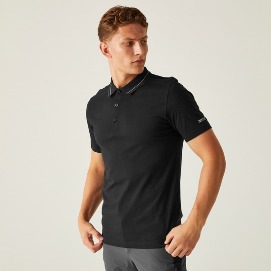 Men's Forley Polo Shirt | Black