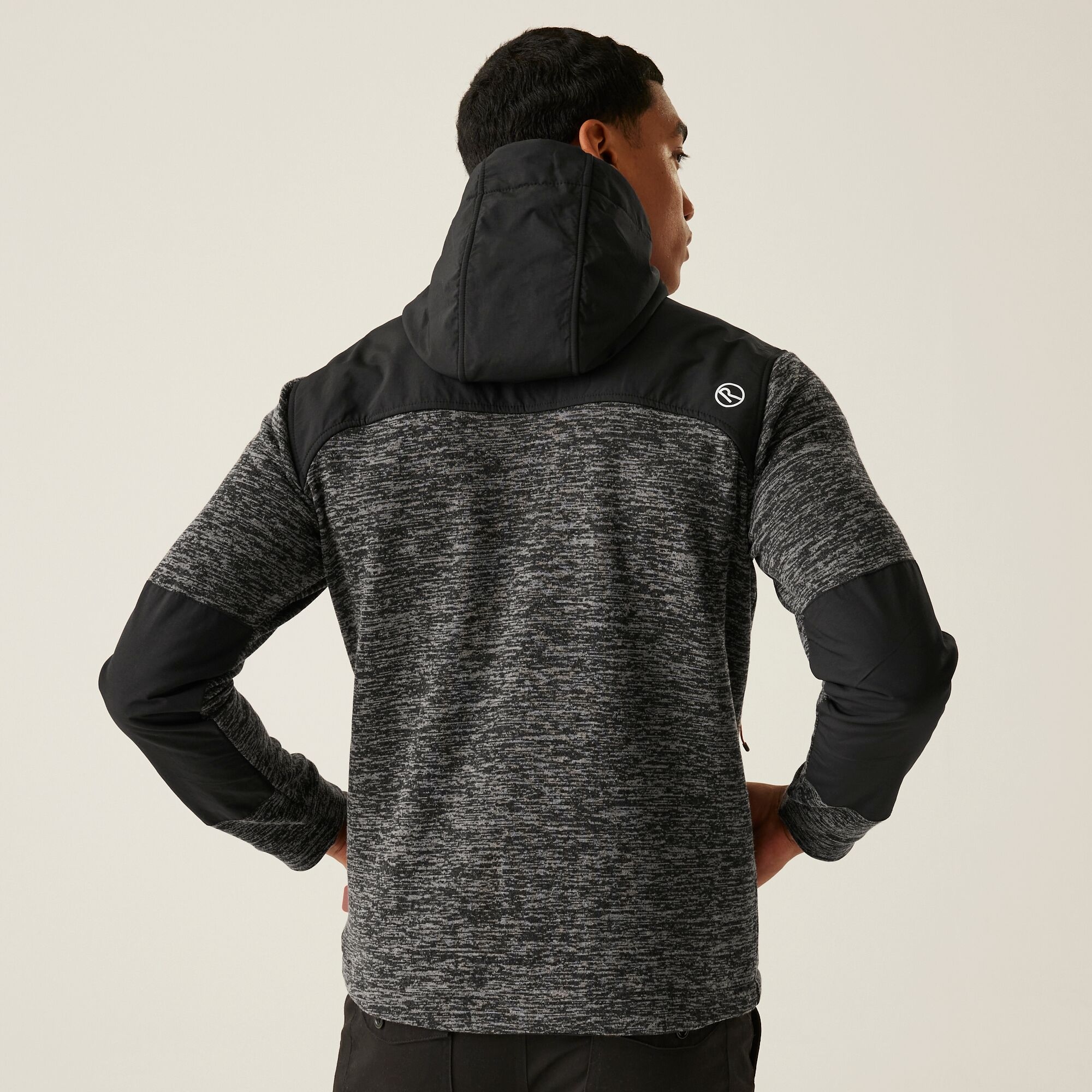 Men's Heist Hybrid Jacket | Ash Marl Black