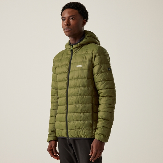 Men's Hooded Marizion Padded Jacket | Nephrite Green Black