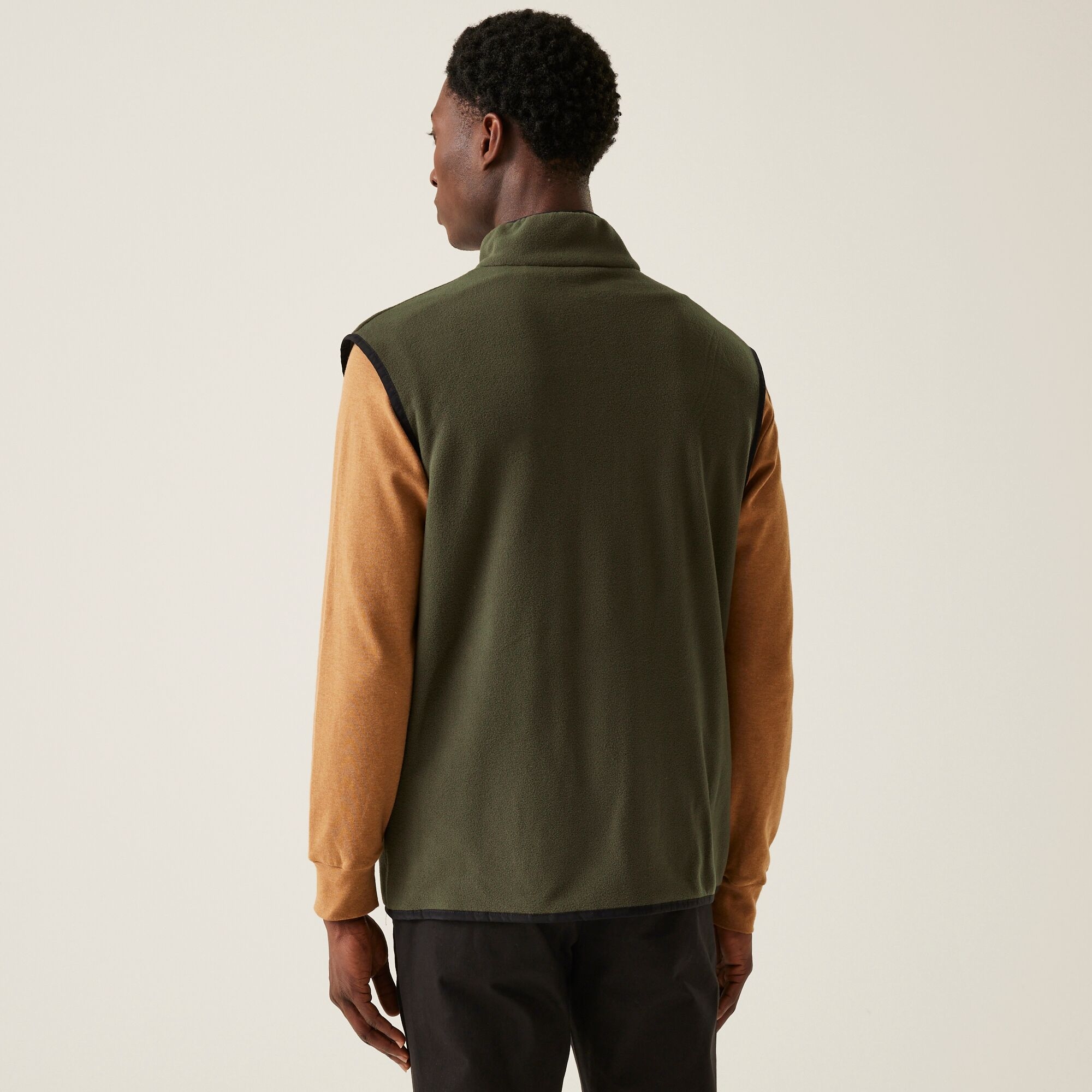 Men's Frankie Fleece Gilet | Dark Khaki