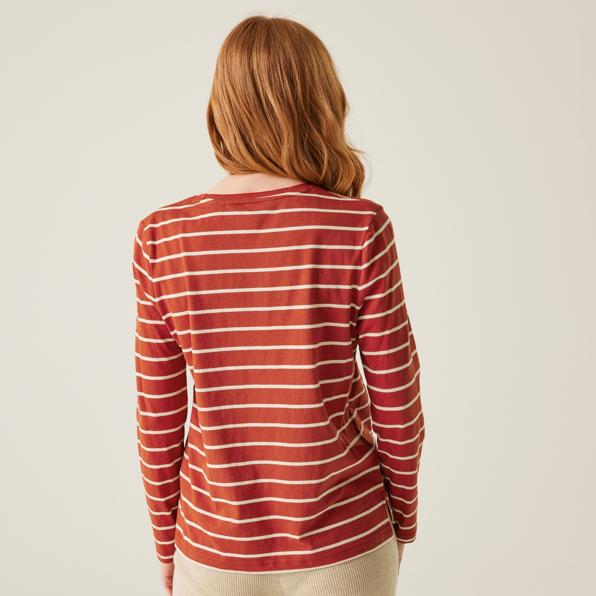 Women's Federica II Long Sleeved T-Shirt | Red Ochre Light Vanilla