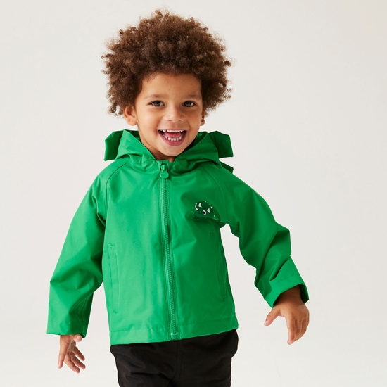 Kids' Animal Waterproof Jacket | Stompy The Dinosaur Jelly Bean