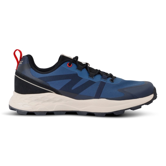 Men's Leighton Trainers | Dark Denim Poppy Red