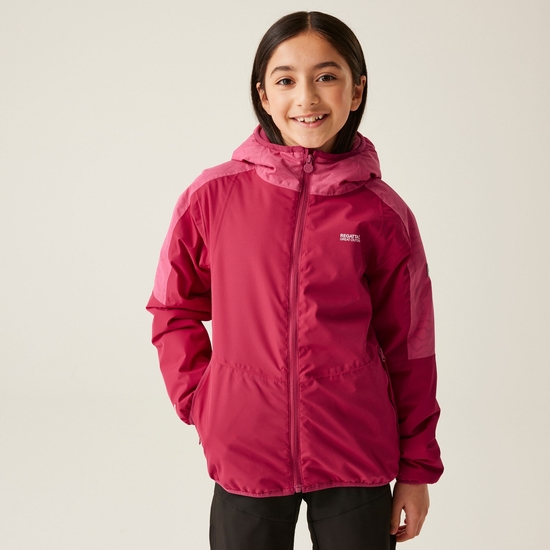 Kids' Volcanics VIII Reflective Jacket | Deep Pink Hot Pink