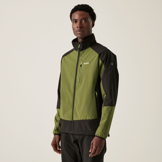 Men's Moutdale Softshell Jacket | Nephrite Green Black