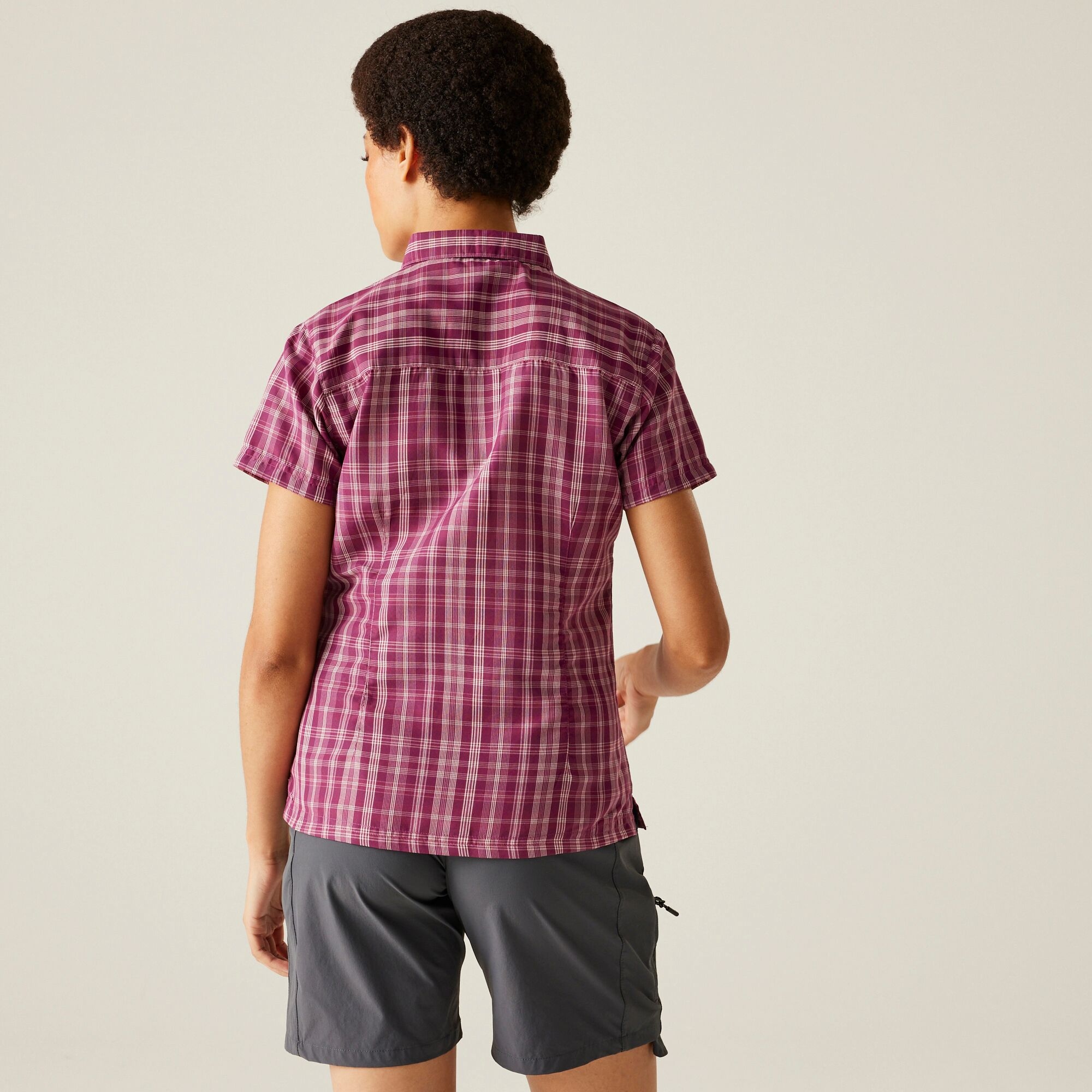 Women's Mindano VIII Short Sleeve Shirt | Beaujolais Check