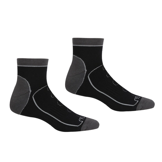 2 Pack Samaris Trail Sock | Navy Dark Red
