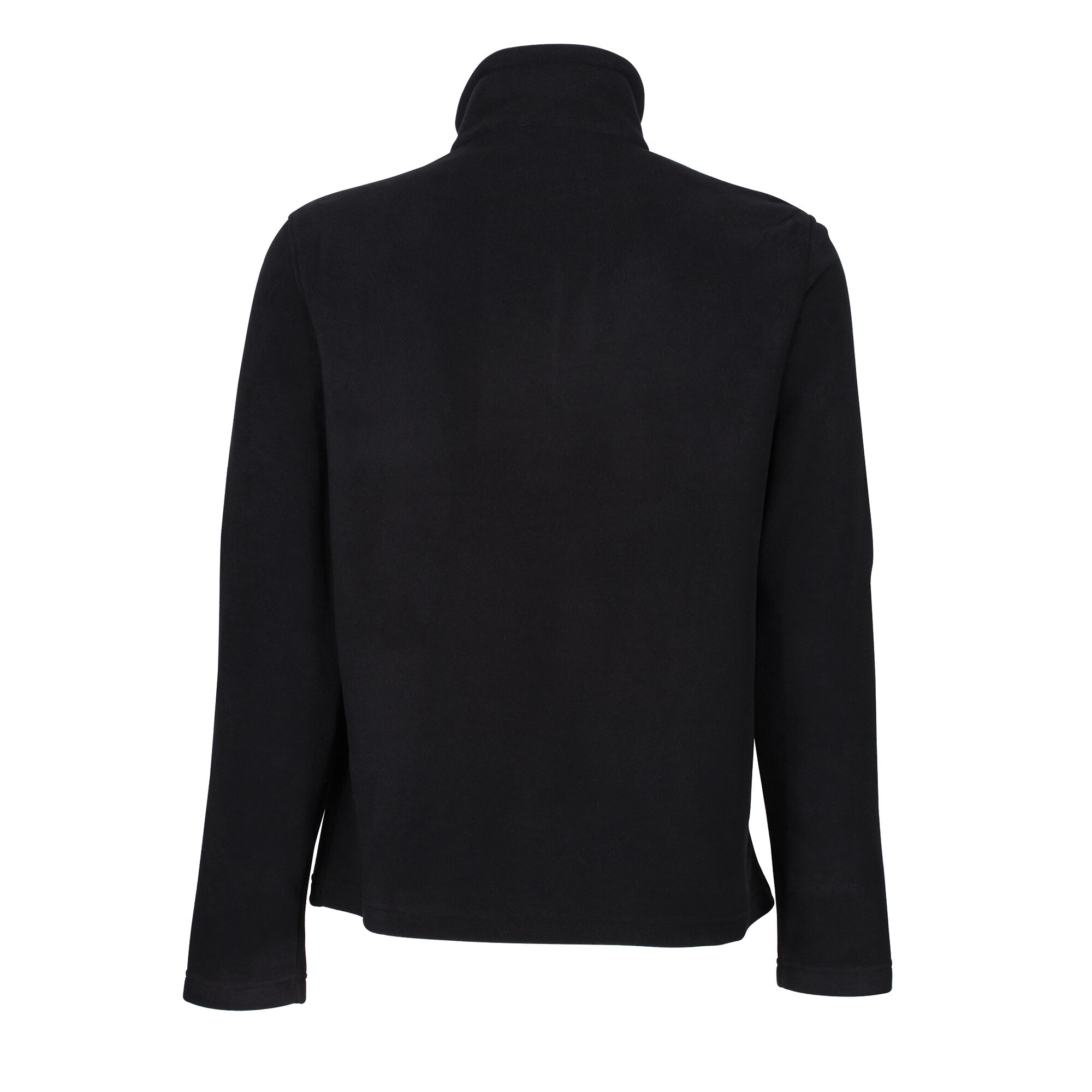 Men's Honestly Made 100% Recycled Half Zip Fleece | Black