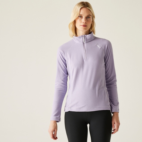 Women's Montes Lightweight Half-Zip Fleece | Wisteria Lilac Thistle