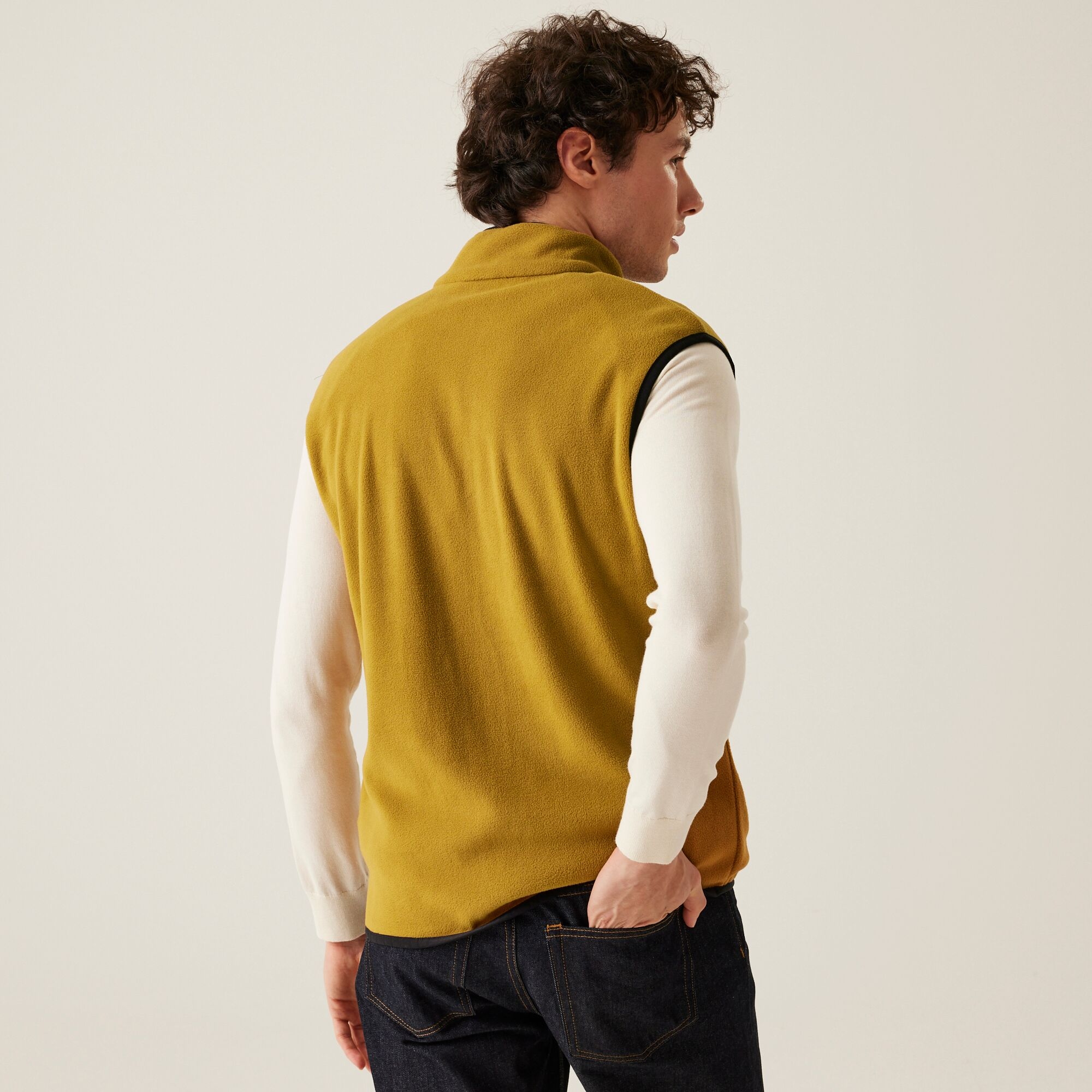 Men's Frankie Fleece Gilet | Cumin