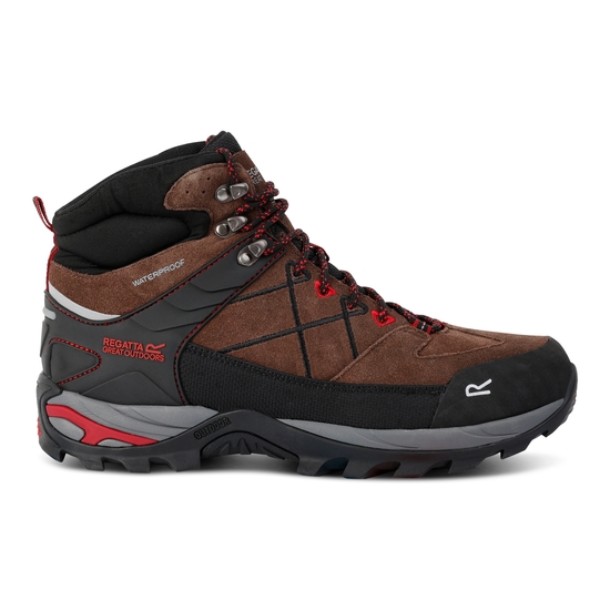 Men's Samaris Pro II Walking Boots | Chestnut Dark Red