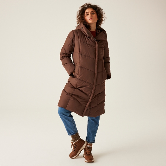Women's Nurie Quilted Jacket | Dark Brown